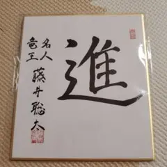 【激レア】藤井聡太 サイン色紙 直筆 詰将棋 激レア】藤井聡太 サイン色紙 直筆 詰将棋 激レア】藤井聡太
