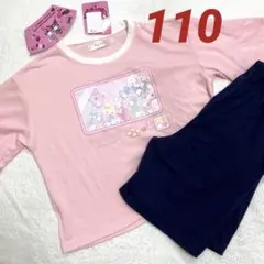 新品 サンリオ マイメロ クロミ 半袖パジャマ 110 上下セット 50周年のサムネイル