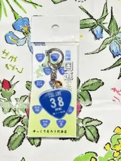 北海道 国道ストラップ 国道38号