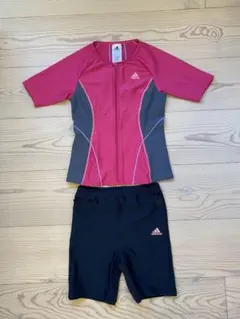 adidas アディダス水着　スポーツ水着フィットネス袖ありMサイズのサムネイル