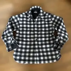 BEAUTY &YOUTH メルトン チェック CPOシャツ ジャケット
