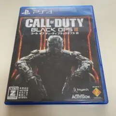 PS4 コールオブデューティブラックオプス3 美品