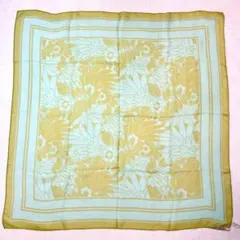 大判85cm マイケルコース シルク100% スカーフ 日本製 春色