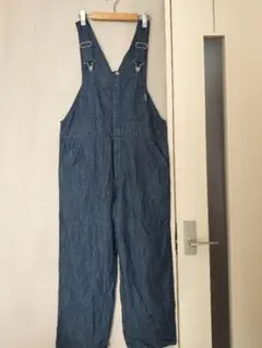 LOGOS ★ゆ〜たり　オーバーオール　軽くて着やすいデニム　M〜L