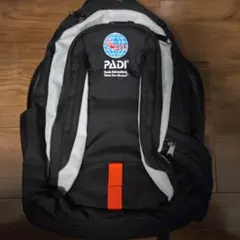 PADI バックパック ブラック/ホワイト