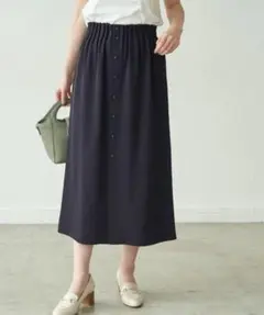ロペピクニック　ネイビー　ロングスカート