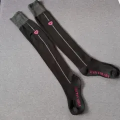 VIVA HEART ハートモチーフ ニーハイソックス フリーサイズ