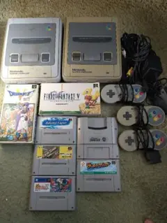 スーパーファミコン 本体 2台 /周辺機器 / ゲームソフト7本セット