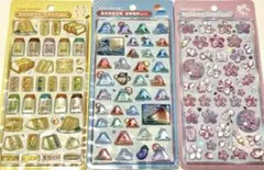 ★和柄ボンボンドロップシール★和柄★たまごサンド、富士山、桜