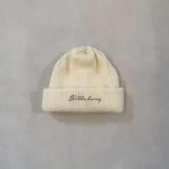 Billabong キッズ ニット帽 ビーニー　オフホワイト　クリーム