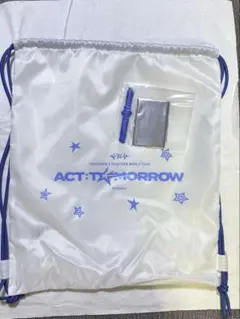 【美品】TXT アプグレ特典　ナップサック　大阪　トレカ付き