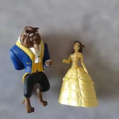 ディズニープリンセス ベルと野獣 フィギュア【5.5&6.5cm】