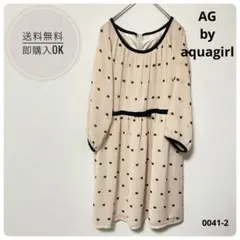 AG by aquagirl アクアガール　シフォン　猫柄ワンピース　チュニックのサムネイル