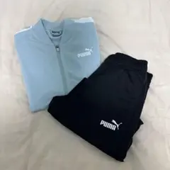 PUMA ジャージセット ライトブルー/ブラック