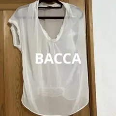 BACCA 透け感ブラウス　美品のサムネイル