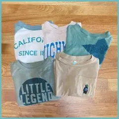 ベビー 長袖 薄手 Tシャツ ５枚セット 男の子 90