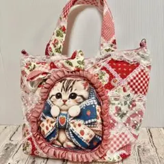 061645 コヤンイサムチョン ヒョウ柄 ハート トートバッグ - メルカリ