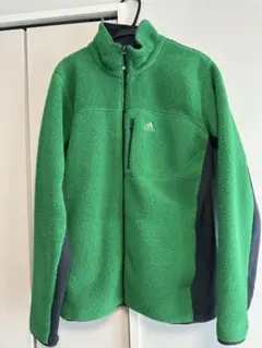 アディダス フリースジャケット 緑