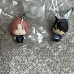 銀魂　めじるしアクセサリー　吉原大炎上　神威　新八　2コセット