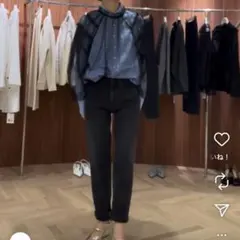 【machatt】ブラックデニム（Mサイズ）