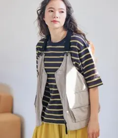 COLORマイスターTシャツ　ニコアンド　チャコールのサムネイル