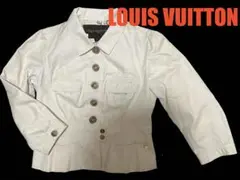LOUIS VUITTON ルイヴィトン ジャケット ベージュ レディース