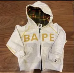 BAPE キッズ ジップアップパーカー