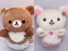 コリコグのふんわり天使 コリラックマ チャイロイコグマ ぶらさげぬいぐるみ