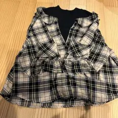 チェック柄シャツ