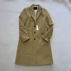 ユナイテッドアローズウール・カシミヤ混合 ベージュロングコート