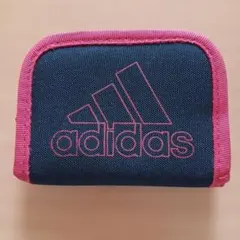 adidas アディダス 二つ折り財布 ブラック レッドのサムネイル