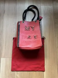 Barbara Rihl（バーバラ・リール） 赤いレザーバッグ