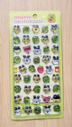 【安価出品】たまごっち風 立体シール 硬め素材 長持ち かわいい3D