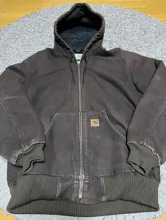 Carhartt ダークブラウン フード付きジャケット