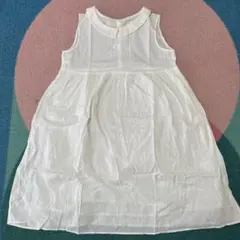 ehkä söpö ホワイトノースリーブチュニック