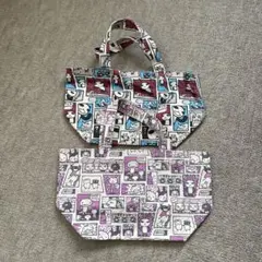 アランジアロンゾ　ミニトートバッグ　アメコミ風　２点