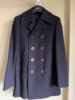 値下げ 美品Nigel Cabourn ウールピーコート ブラック サイズ48 - メルカリ