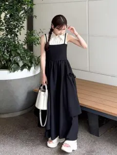 LINKABLE リンカブル❢完売交渉可❢ピエロワンピースストレッチ