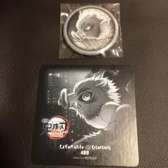 鬼滅の刃 劇場版 無限城　嘴平伊之助 缶バッジ　コースター　お楽しみくじ
