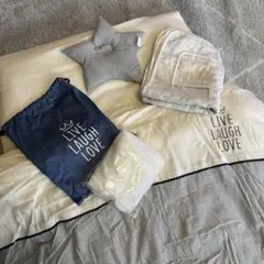 日本製オーガニックコットン　ベビー布団セット　ベビーベッド対応　男女兼用デザイン