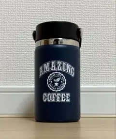 ☆未使用☆ Hydro Flask×アメージングコーヒー カレッジロゴ ネイビー