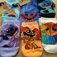 ポピープレイタイム　キャラクターくつした　5足セット　15〜20cm