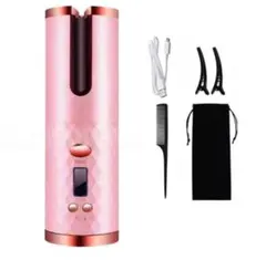 コテ　ヘアアイロン　オート　USB充電 ウェーブ　コンパクト　人気　カール　巻髪