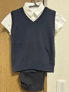【美品】 familiar ベスト&シャツ&半ズボン 120