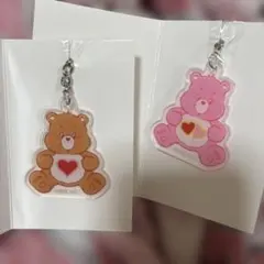 ケアベア　アクリルキーホルダーセット