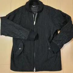 ストライプデザイン ジップアップジャケット