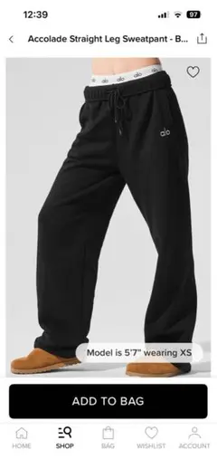 新品 ALO Yoga Suit Up トラウザーパンツ XS ロング 黒 - メルカリ