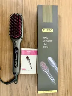 【美品】EUREQ Ionic ストレートヒートブラシ