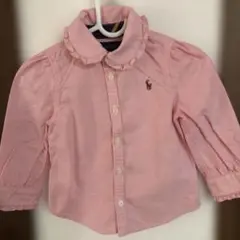 Ralph Lauren ピンク 長袖シャツ 12M