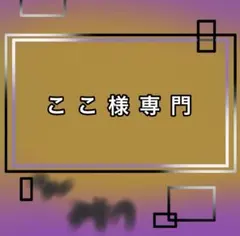 ⭐︎ここ様専門⭐︎